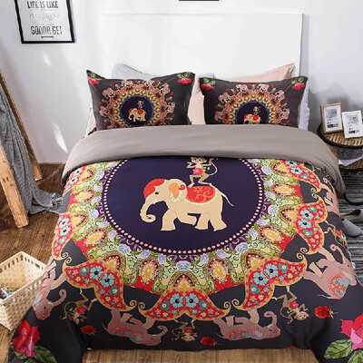 

Pattern Printed Duvet Cover Set Home Soft Bedding Set