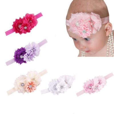 

Newborn Baby Girl Headbands Headdress Hair Band Bow Accessories Headwear New