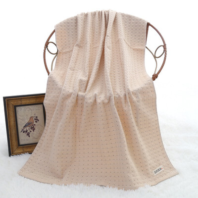 

100 Cotton Towel Pure Colour Japanese Style Fashion Honeycomb Style Soft Comfortable Gift Bath Household Adult Towel