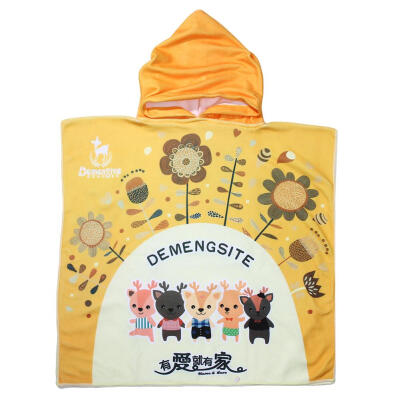 

Cute Children Beach Towel Cartoon Hooded Boys Girl Baby Bath Towel Bathrobe