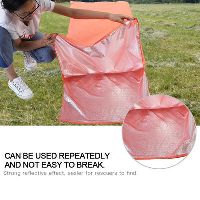 

Greensen Outdoor Portable Mountaineering Camping Warm Envelope Type Single Sleeping Bag Orange