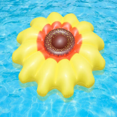 

Greensen Summer Sun Flower Shape Inflatable Swimming Pool Floating Row Raft Adult Floating Water Bed