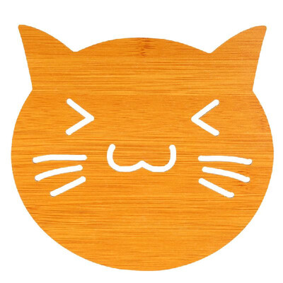 

Heat Insulation Mat Bamboo Wood Insulation Mat Heat Resistant Trivet Mat Hot Pot Holder Cute Table Mat 57"57"018