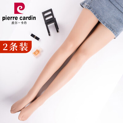 

Pierre Cardin stockings 13D apple hip pantyhose female super soft cored silk is not easy to hook silk pantyhose thin section 2 strips light skin color code