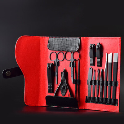 

〖Follure〗Manicure Pedicure Set 15 Piece Stainless Steel Nail & Professional Grooming Kit