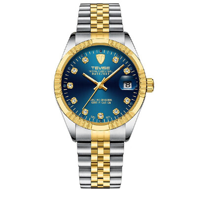 

TEVISE Men Brand Watch Fashion Luxury Wristwatch Waterproof Semi-automatic Mechanical Watch Luminous Sport Casual Watches