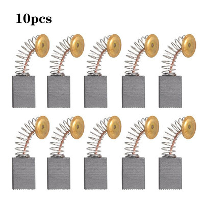 

10 PCS Mini Black Carbon Motor Brushes Replacement Spare Parts with 25mm Spring&Copper Core for Generic Electric Drill Mill Ma