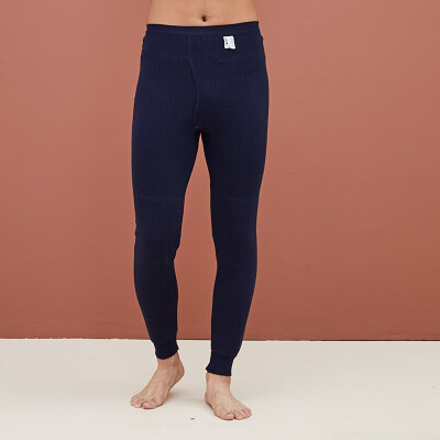 

Should&cool trousers men&women couples Qiuyi Qiuku men&women thermal underwear men&women thick three-layer cotton patch warm pants mens Navy Blue M165