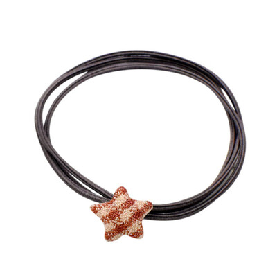 

WomenDesign Hair Accessories Hair Ring Cute Five-pointed Star Rope Head Simple High Elastic Hair Rope