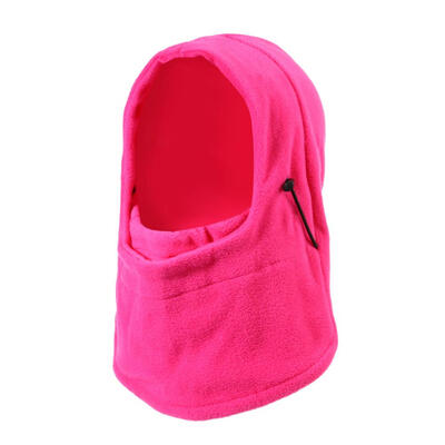 

Fashion Women Men Solid Color Outdoor Sports Hats Fleece Full Face Mask Cap