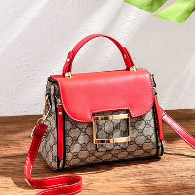 

Baggage ladiesbags Chaozhou Korean version Baitao inclined shoulder bags simple air handbag fashion ladies bags