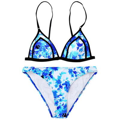 

Chinese Floral Painting Bikini Set