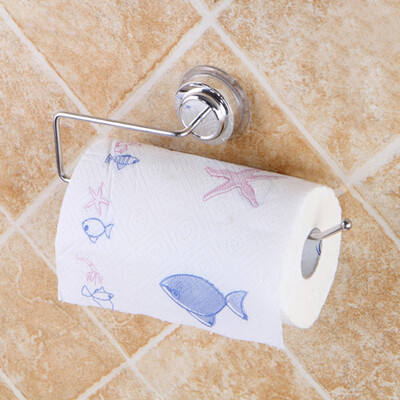 

Greensen Simple Toilet Paper Holder Suction Cup Installation Home Hotel Bathroom Storage Roll Stand