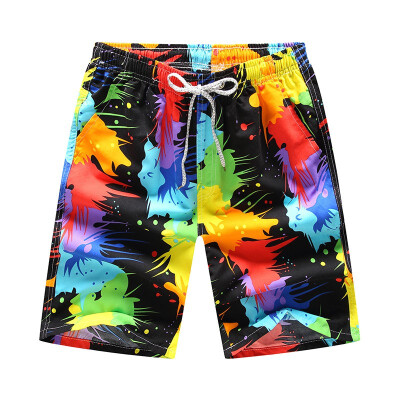 

Saidsome Fashion Men Casual Wide Printed Beach Casual Men Short Trouser Shorts Pants diving suit diving water diving mask