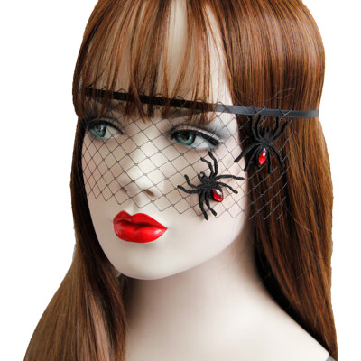 

Holy Day Masquerade Party Spider Princess Cover Half Face Fun Eye Mask