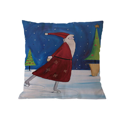

Tailored Christmas Cotton Soft Pillow Case Sofa Waist Throw Cushion Cover Home Decor