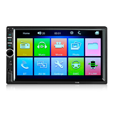 

7018B 7 Inch Bluetooth V20 12V Car Audio Stereo MP5 Player Auto Video with Rearview Camera