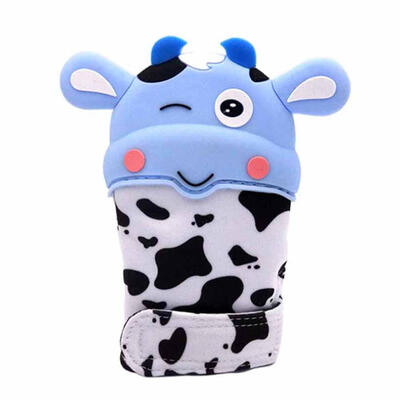 

Baby Teether Silicone Newborn Teething Nursing Mittens Sucking Thumb Toy
