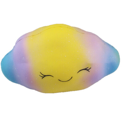 

Siaonvr Rainbow Cloud Cream Scented Slow Rising Squeeze Toys Phone Charm