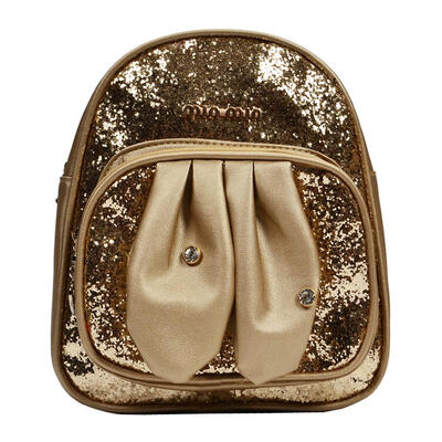 

Cute Rabbit Ears Kids Boys Girls Pupils PU Backpacks Zipper Shoulder Bags