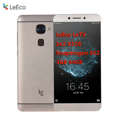 

LeEco LeTV Le 2 X526 Mobile Phone 3GB 64GB Qualcomm Snapdragon 652 18GHz Octacore 55-Inch 1080P FHD Screen 816MP Android 60 4G