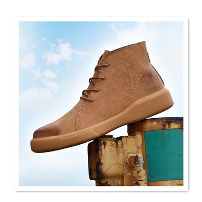

2018 autumn&winter boots mens snow boots in the high-top shoes mens short boots European personality youth tide shoes