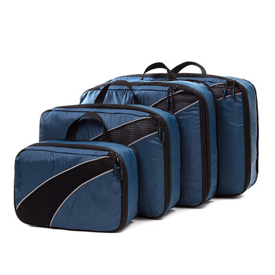 

EVERCREDIT retractable clothing storage four-piece travel storage bag travel woven bag PC001BL 6229