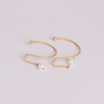 

2019 new pearl Pendant Earrings Gold Statement dangle drop Earrings For Women Weddings Party Irregular Geometric Jewelry Gift