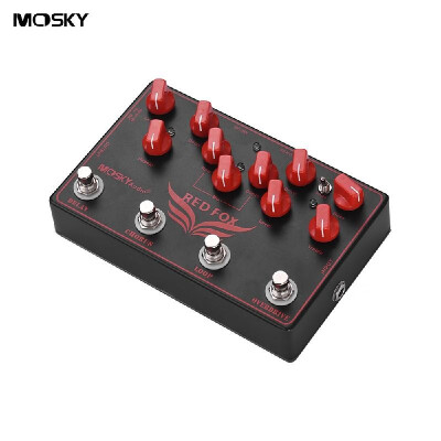 

MOSKY RED FOX 4-in-1 Electric Guitar Effects Pedal Delay Chorus Loop Overdrive