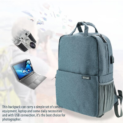 

Traveling Tools Laptop Backpack Multi-purpose Travel-bag Photography Package Camera Laptop Bag Waterproof Shockproof with USB Conn