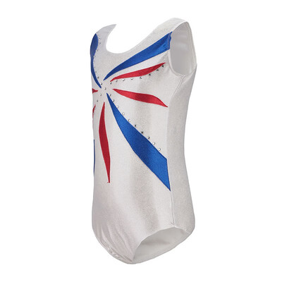

YI QIAN WU Multicolor hot drilling suit Gymnastics suit