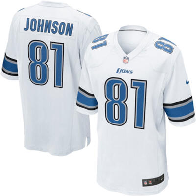 

Mens Football Jersey Detroit Lions Reggie Bush White Game Jersey