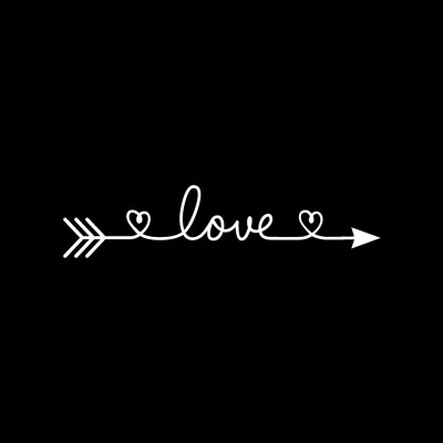 

〖Follure〗Love Arrow Removable Art Vinyl Mural Home Room Decor Wall Stickers