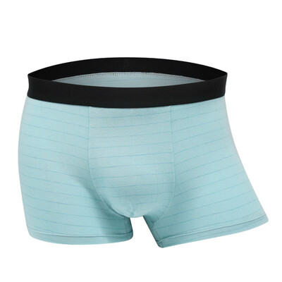

New modal meditation strip simple green comfortable breathable mens boxer briefsONME
