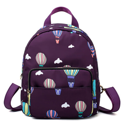 

Fashion Backpack Balloon Female Bag Outdoor Leisure Bag Nylon Student Backpack