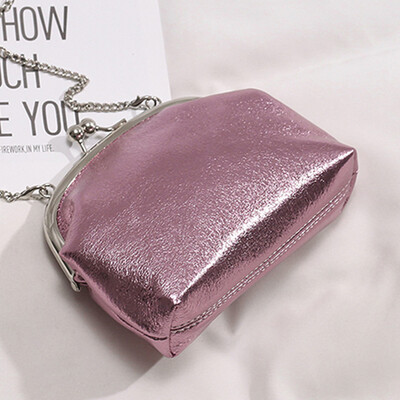 

North bag on the new woman 2019 new fashion bright face shell bag Korean version tide chain bag single shoulder oblique satchel ba