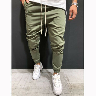 

Mens Sport Pants Long Trousers Tracksuit Fitness Workout Joggers Gym Sweatpants
