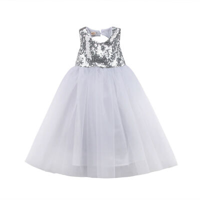 

Flower Girls Long Dress Kids Princess Party Wedding Bridesmaid Formal Ball Gown