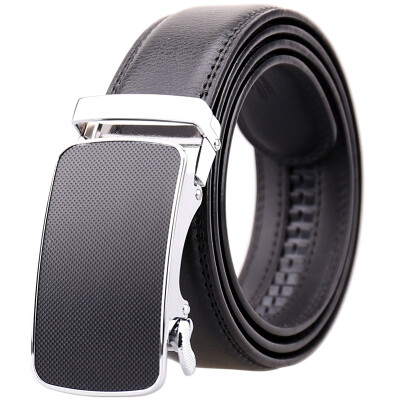 

xsby Mens Leather Ratchet Dress Belt with Automatic Buckle