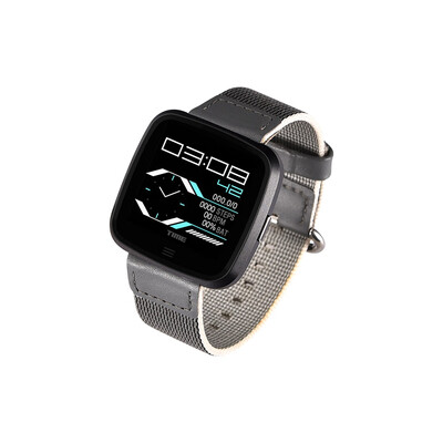 

DTNOI G12 Smart Watch BT 42 Fitness Tracker Calories Burned Heart Rate Monitor IP67 Waterproof Metal Strap Bracelet for IOS Andr