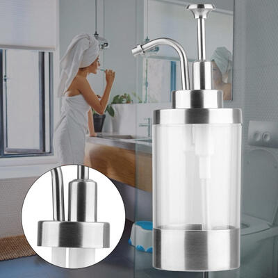 

Greensen Stainless Steel Soap Dispensers Bottle Liquid Lotion Shampoo Pump Bathroom Supplies