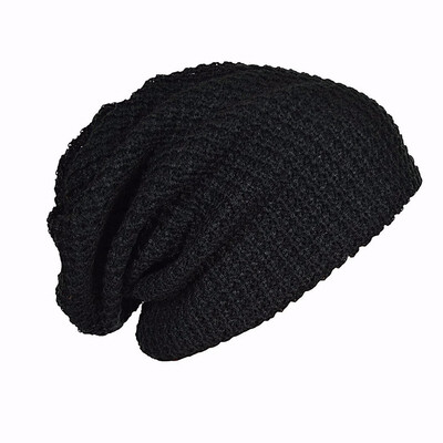 

Womens Mens Slouchy Long Oversized Beanie Knit Cap Hat for Summer Winter