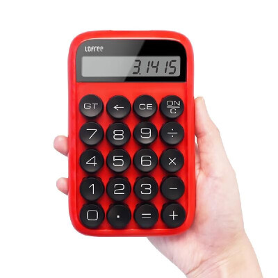 

XIAOMI LOFREE Jelly Bean Mechanical Handheld Calculator Multi-function Digital LCD Scientific Calculator AAA Battery Not Included