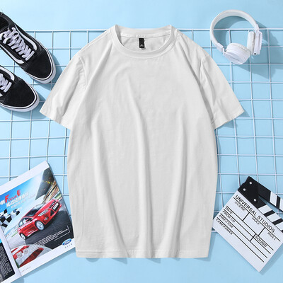 

KSENV round neck short sleeve mens t-shirt 2019 new ice silk cotton youth trend 11195