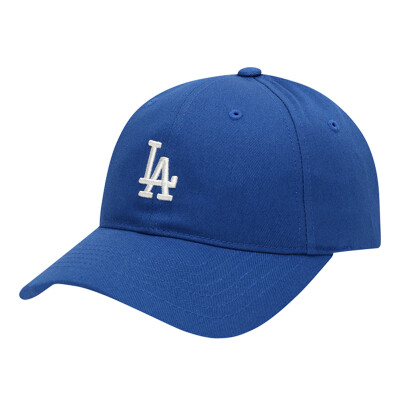 

MLB baseball cap men&women couple hat Korean version of the trend LA embroidery soft top cap out of the street travel sports cap blue small white label LA adjustable cap circumference 55cm-59cm