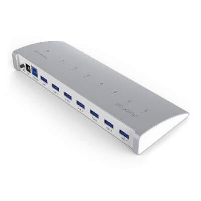 

dodocool 7-Port USB 30 HUB for iMac Macbook Superspeed 5Gbps External AC Adapter