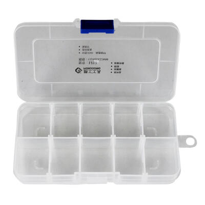 

Penggong Durable Transparent Component Storage Box Plastic Case Organizer