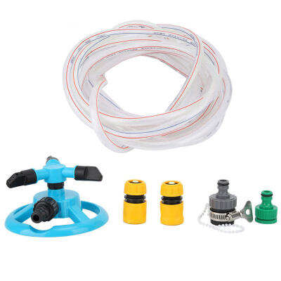 

Greensen Irrigation Equipment 360 Degree Three-way Rotating Sprinkler&Hose Garden Irrigation Set