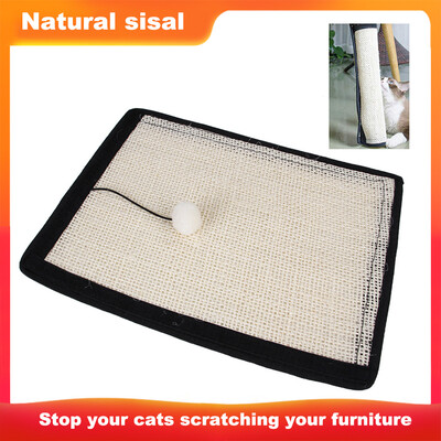 

Cat Scratching Mat Sofa Shield Natural Sisal Furniture Chair Protector Cat Scratch Pad