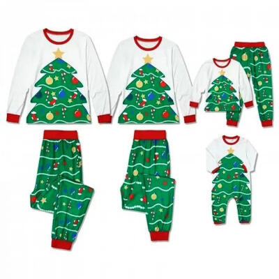 

Lovely Children Adult Family Matching Christmas Pajamas Sleepwear Nightwear Pyjamas